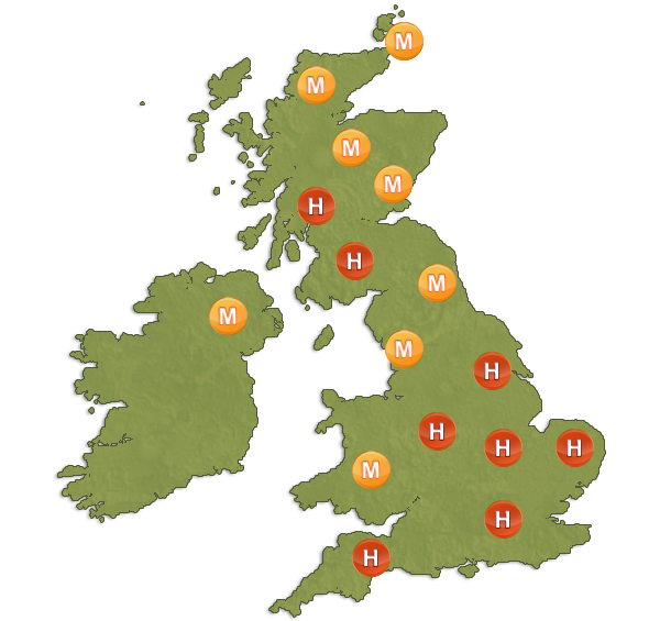Pollen Forecast Map